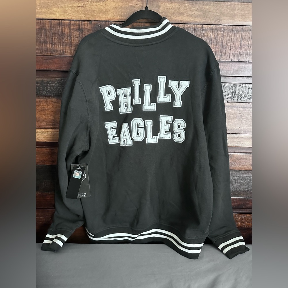 🦅 NWT Black Philly Eagles Jacket 🦅